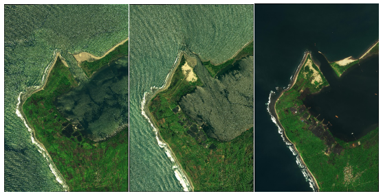 多期遥感卫星影像监测-海岸线侵蚀监测